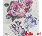 Керамическая плитка SET (3) PATCH AZUL декор3, 675х600 розовый 675x600x8 полированная